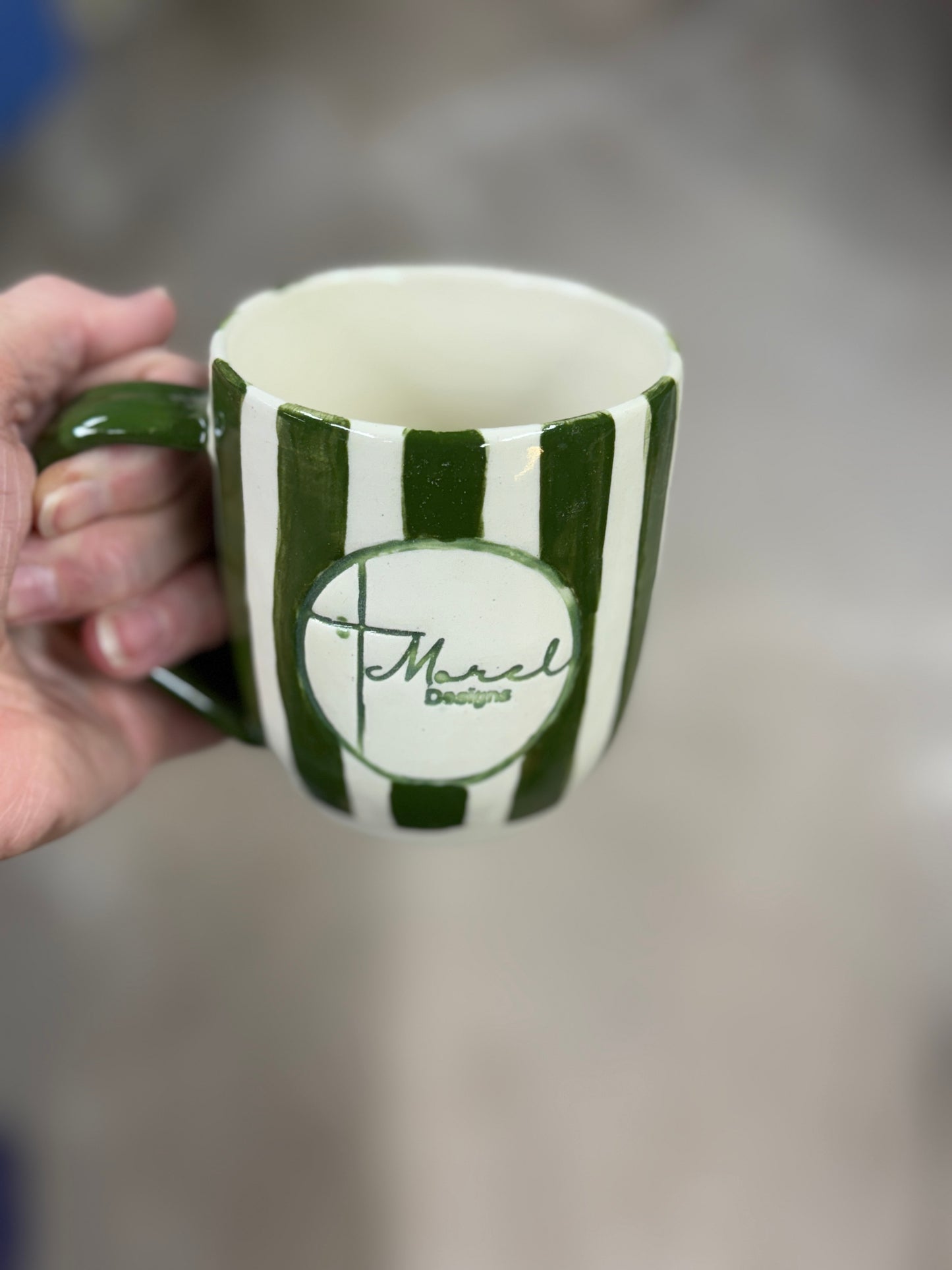 “Morel Designs” logo Mug