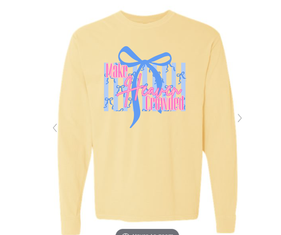 ADULT & YOUTH SIZES - Make Heaven Crowded- Apparel