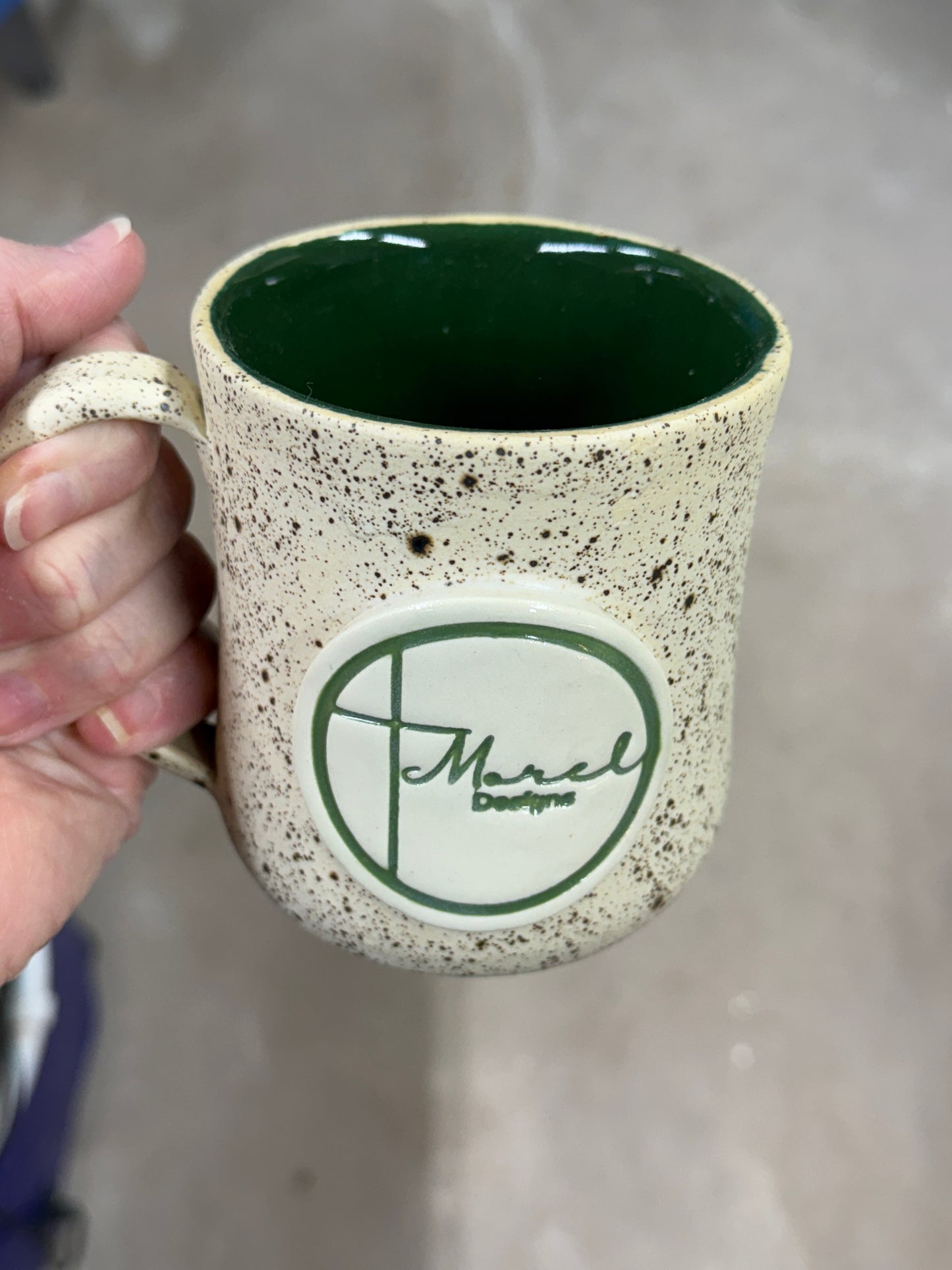 “Morel Designs” logo Mug
