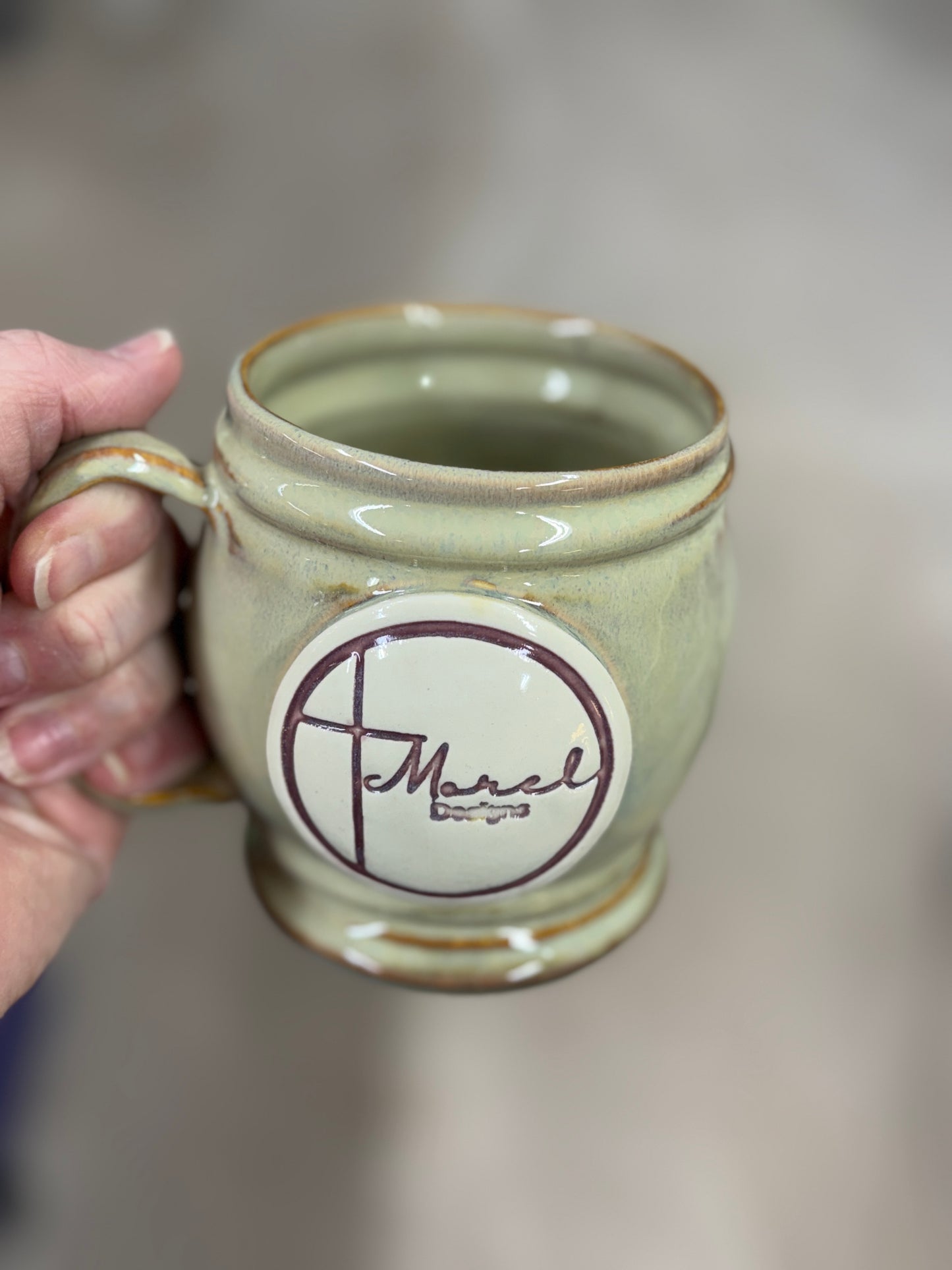 “Morel Designs” logo Mug