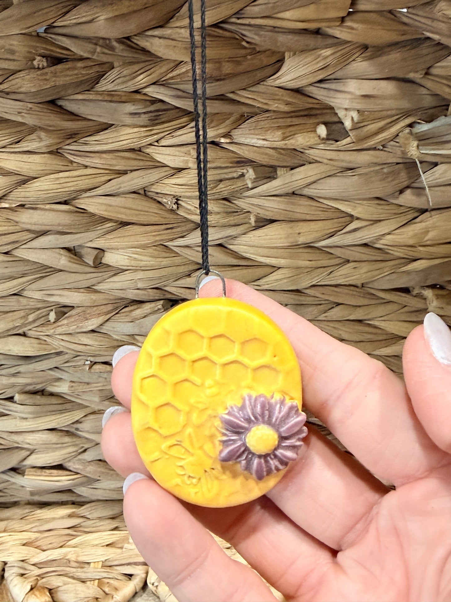 Honeycomb Flower ornament