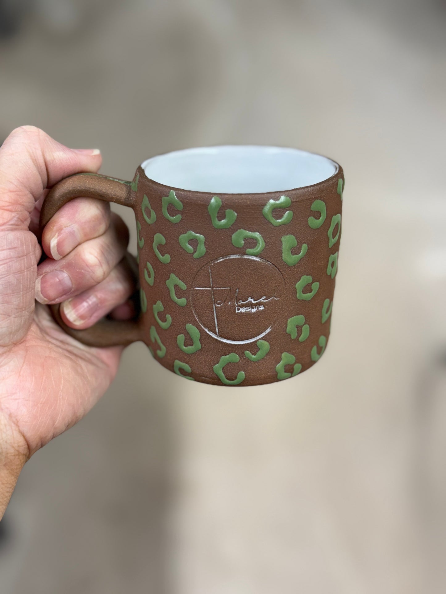 “Morel Designs” logo Mug