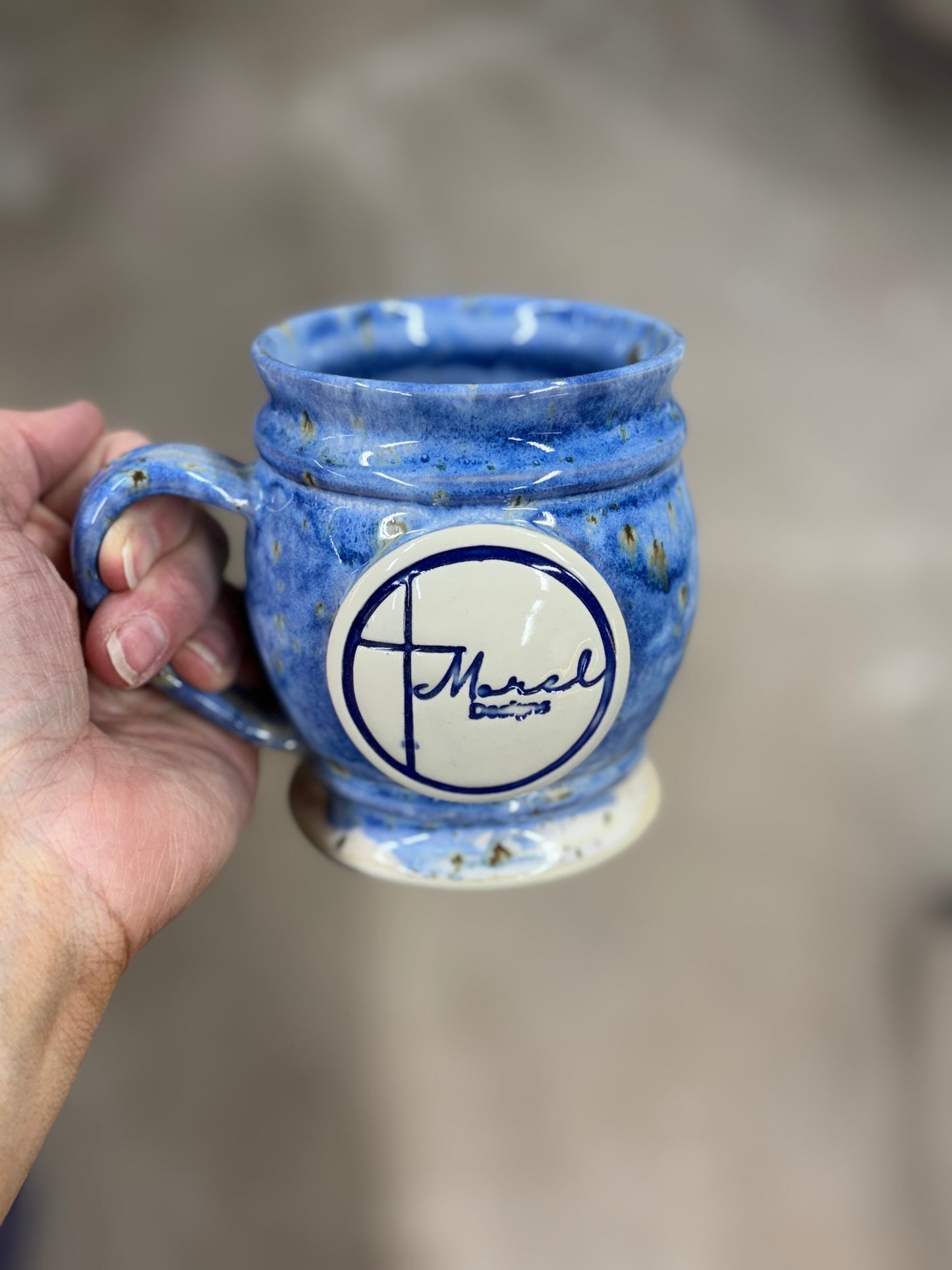 “Morel Designs” logo Mug