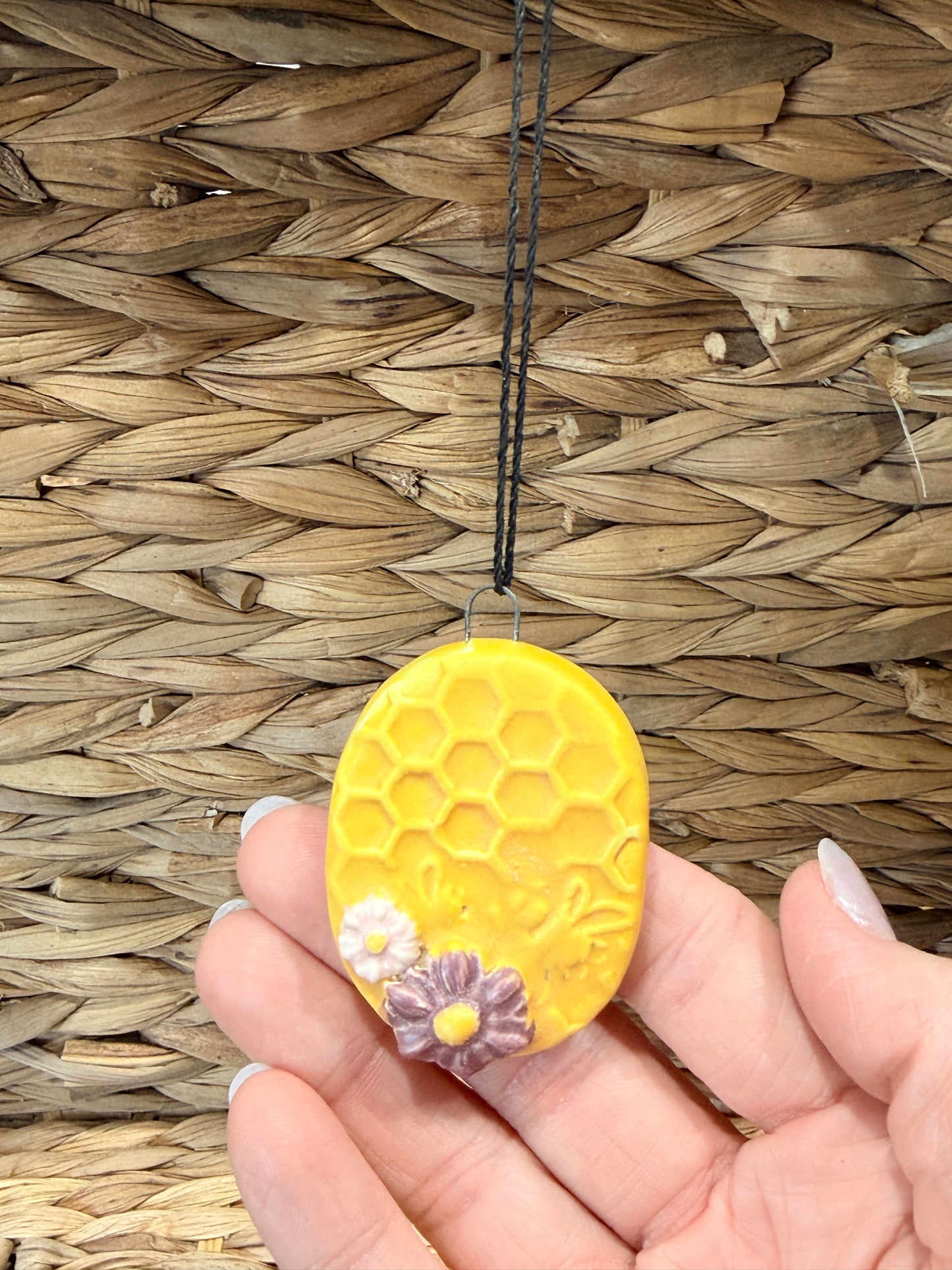 Honeycomb Flower ornament