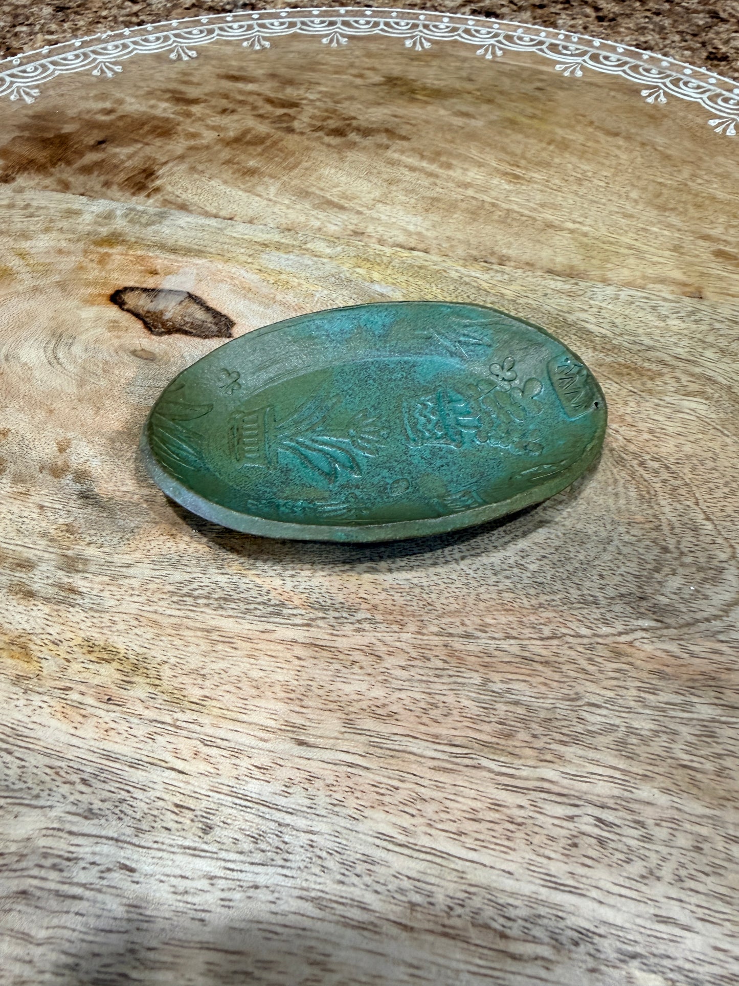 Trinket dish - turquoise