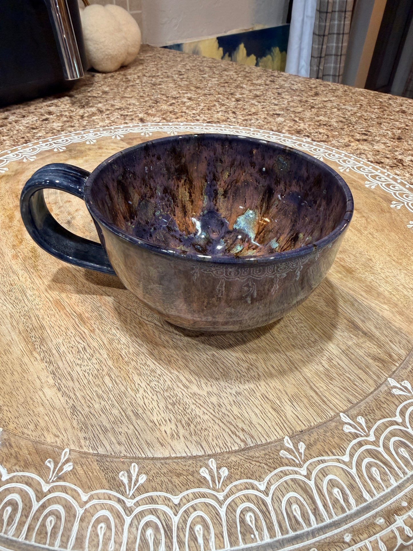 Galaxy cappuccino mug