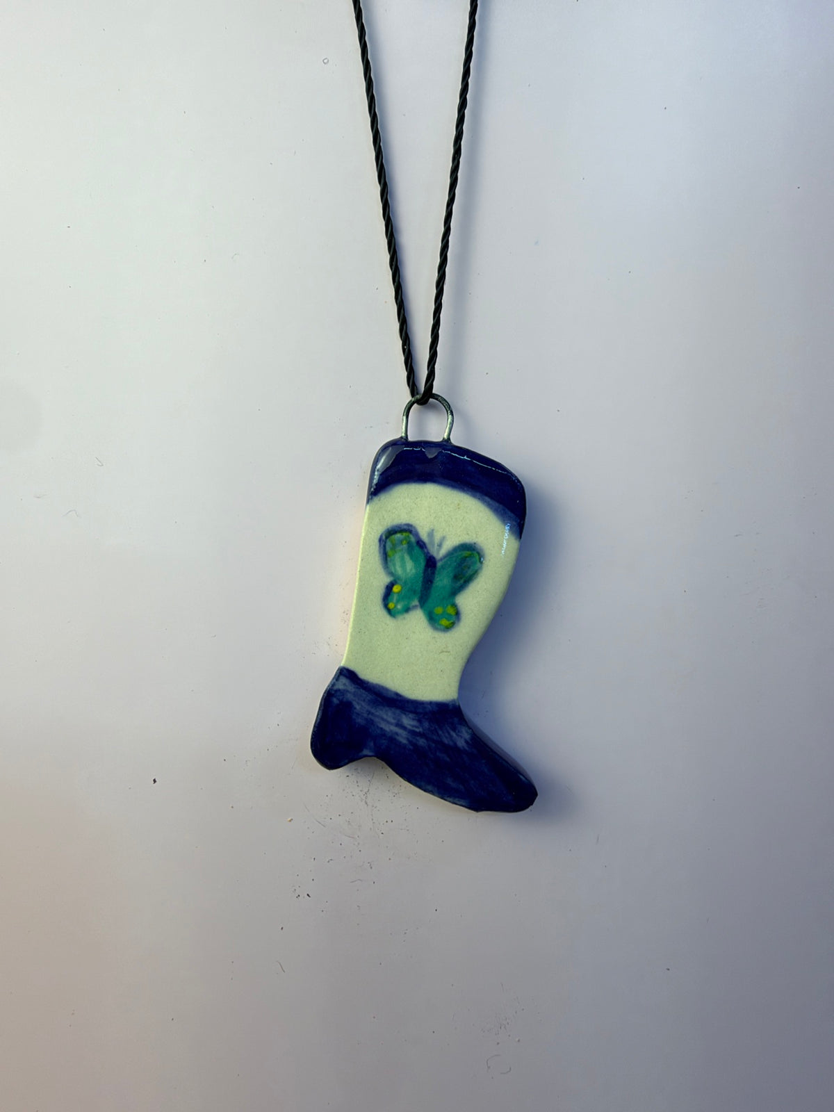 Cowboy Boot Ornament – Blue