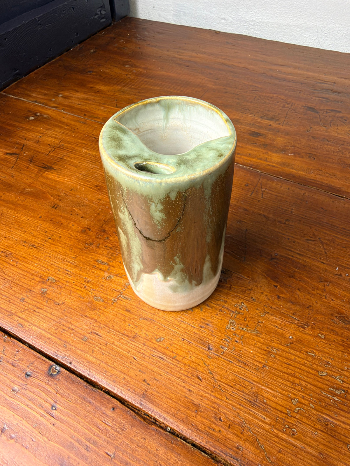Creamy Green Sippy Tumbler A - 11 oz