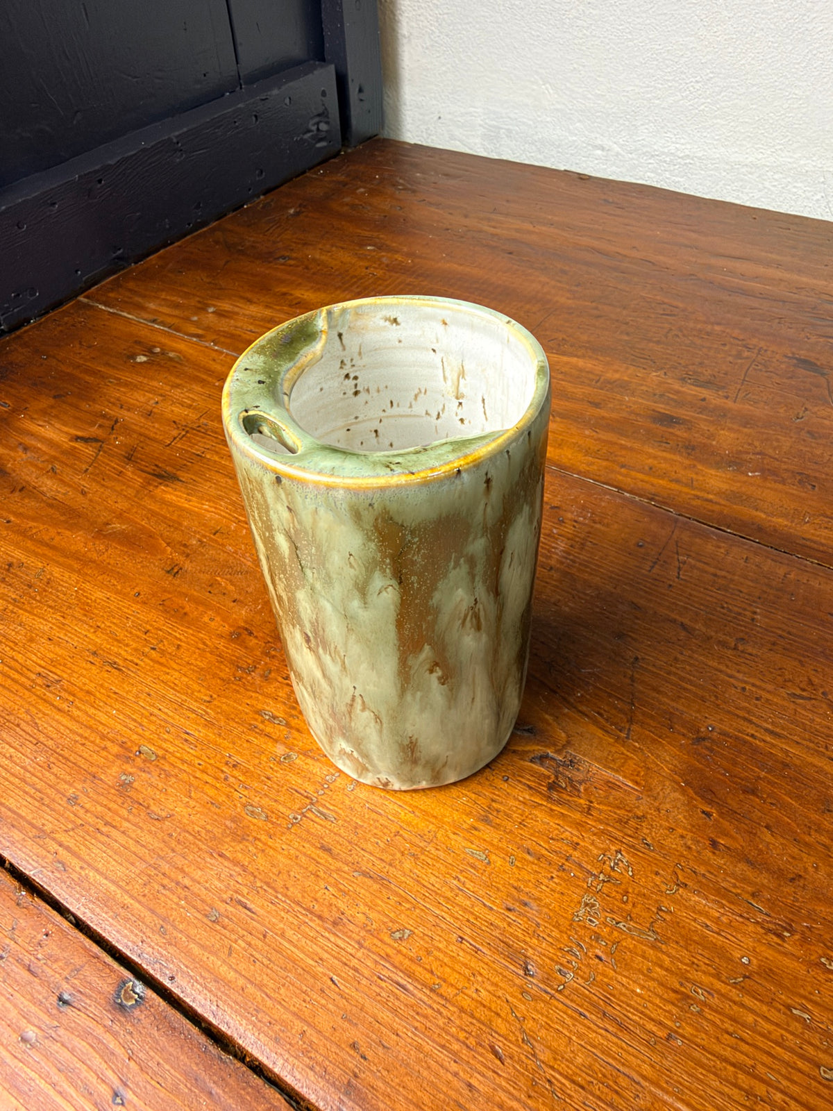 Creamy Green Sippy Tumbler C - 12 oz