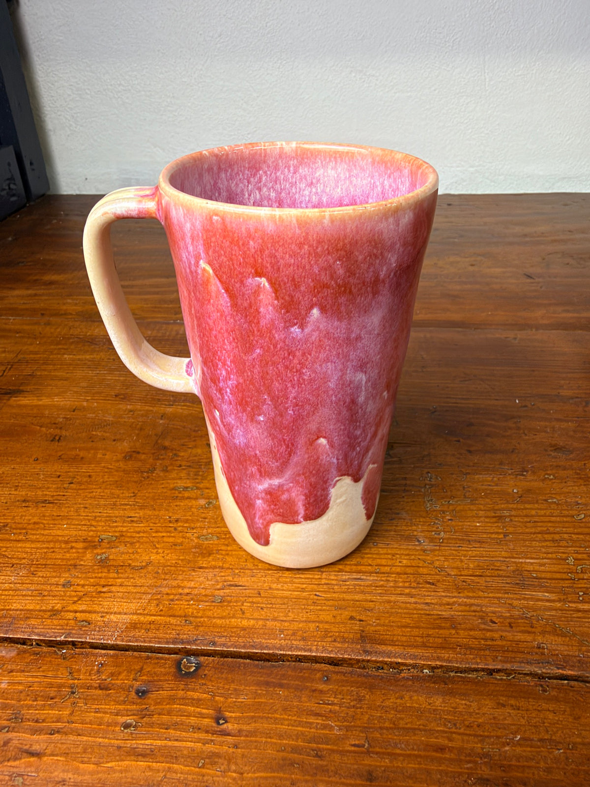 Creamy Pink Traveler Mug - 14 oz