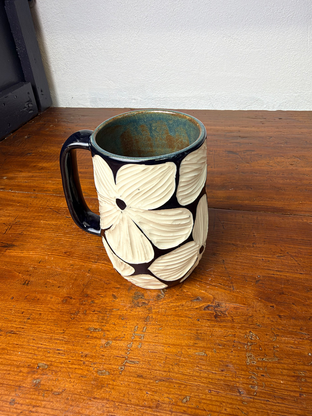 Floral Carved - Matcha Gloss B - 18 oz