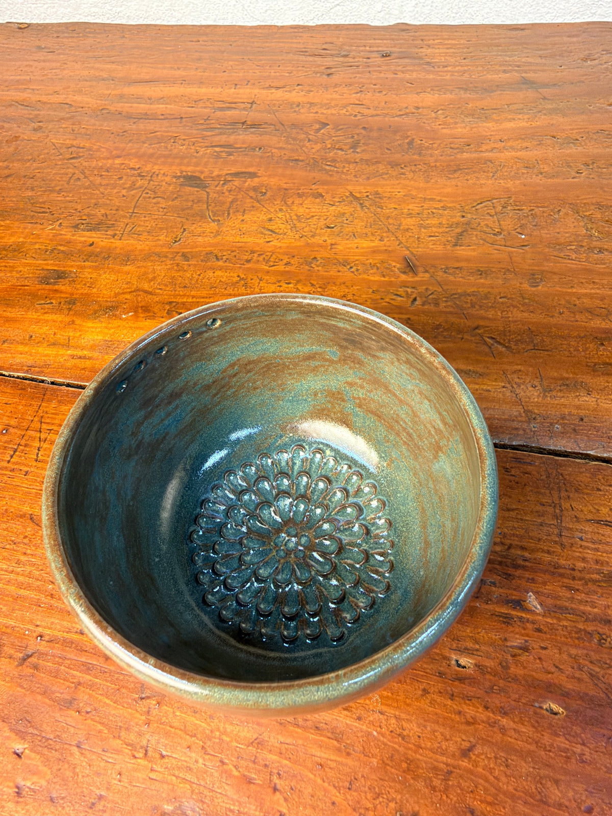 Garlic Grater / Herb Stripper Bowl – Matcha Gloss B