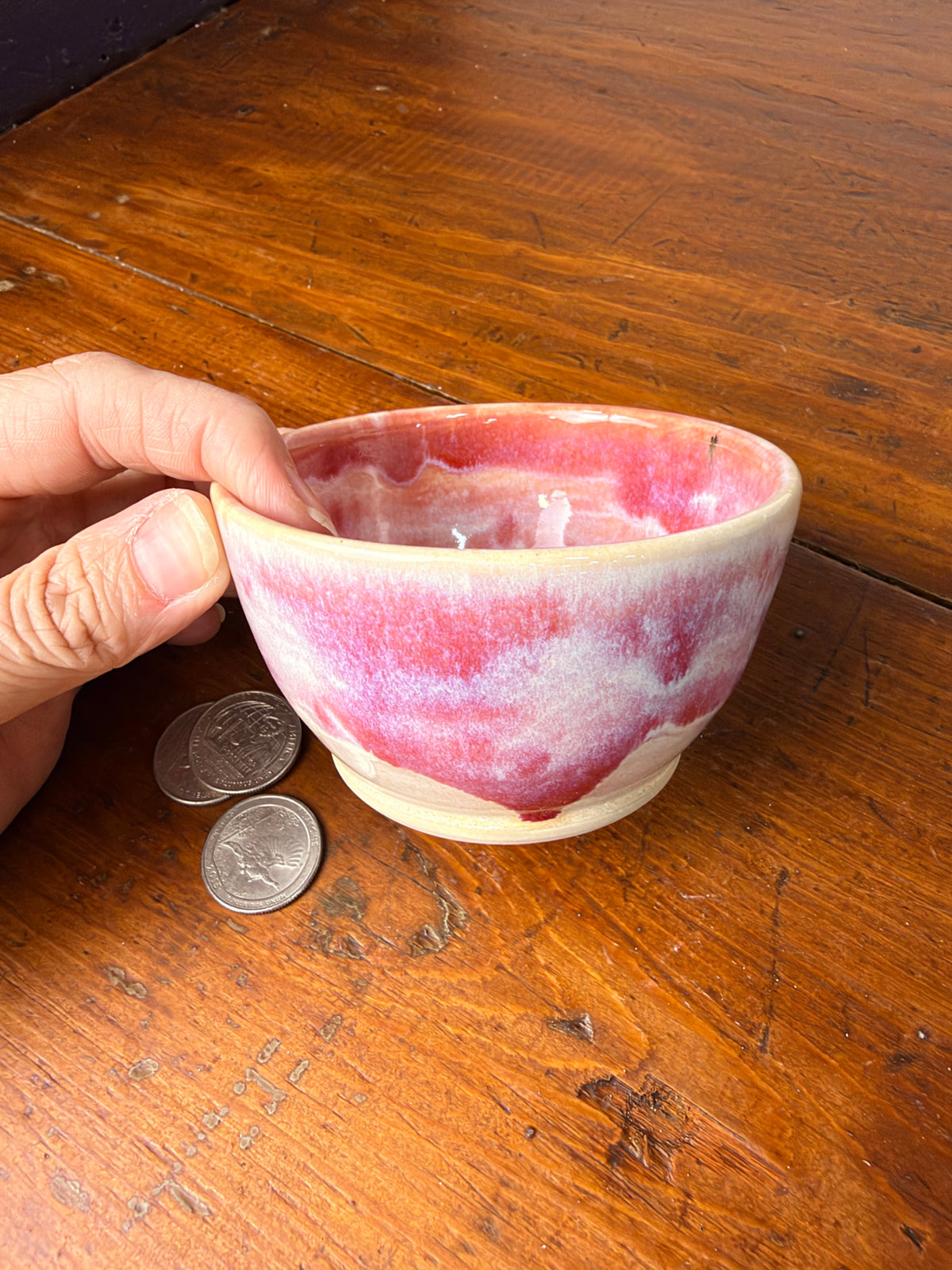 Small Pink Sauce / Dip Bowl