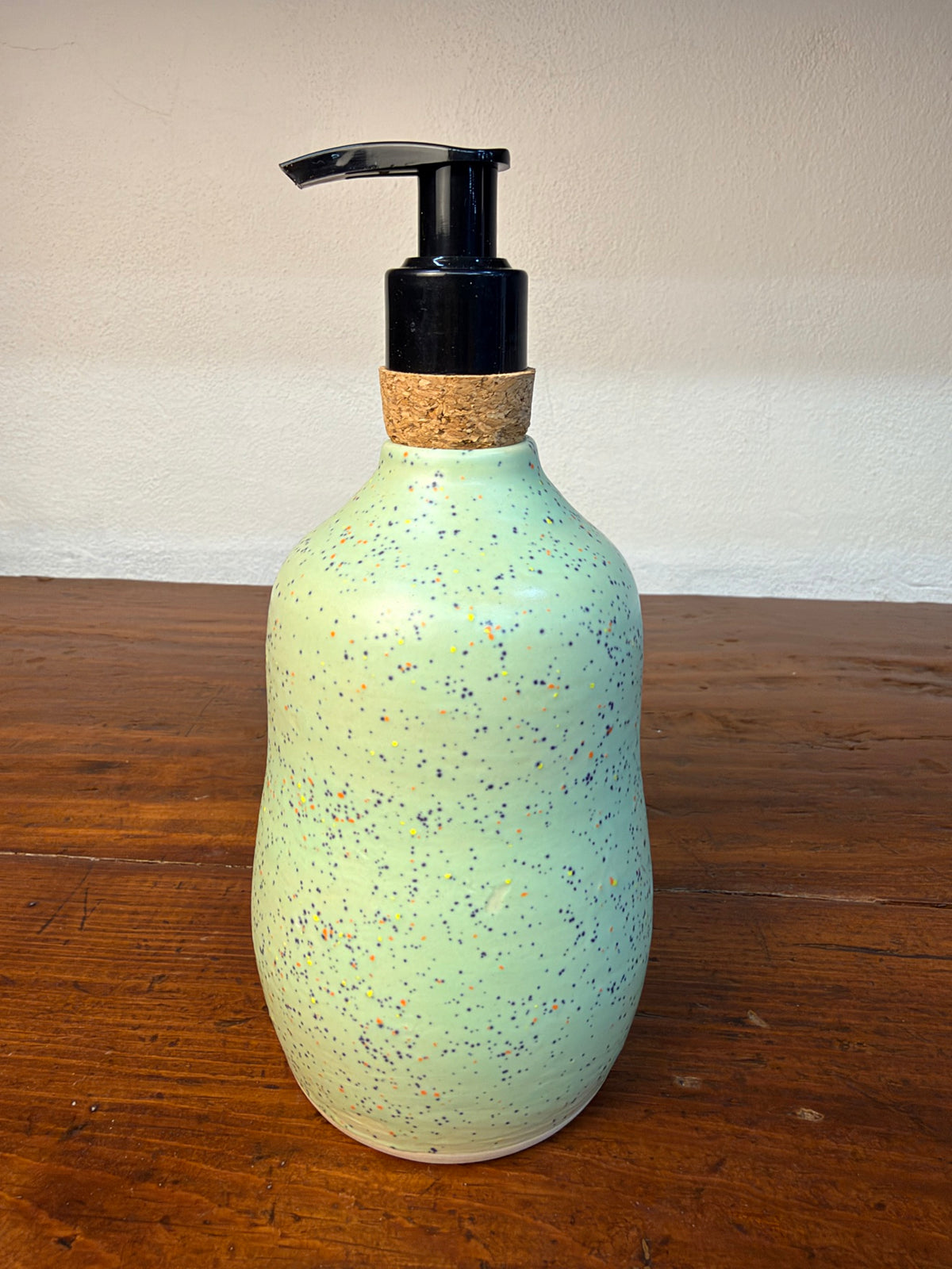 Soap Bottle – Mint Speckle