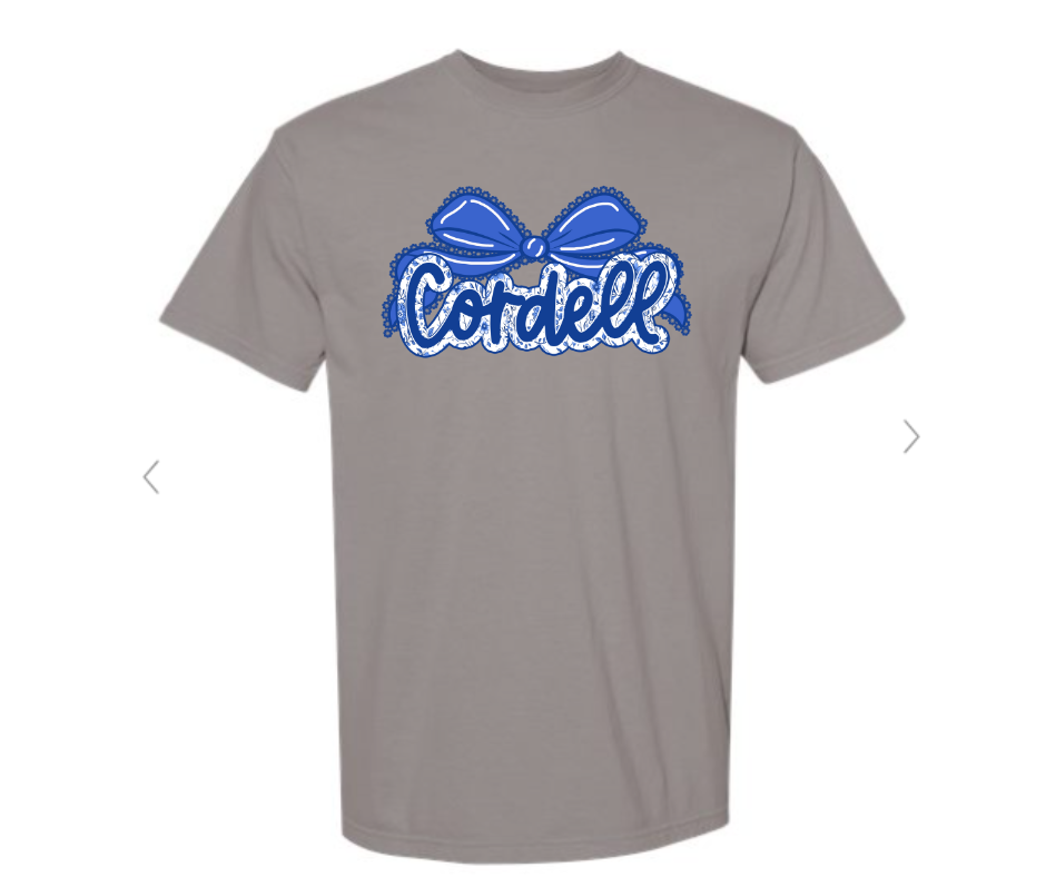 ADULT & YOUTH SIZES - Cordell Lace Bow - Apparel - Comfort Colors