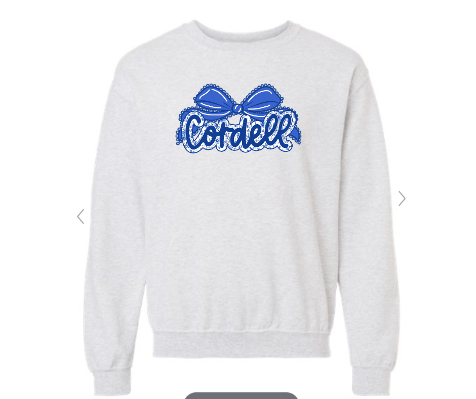 ADULT & YOUTH SIZES - Cordell Lace Bow - Apparel - Gildan