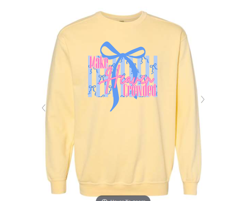ADULT & YOUTH SIZES - Make Heaven Crowded- Apparel