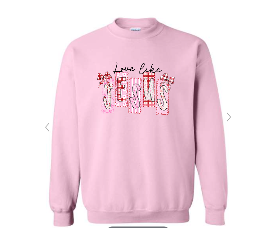 ADULT & YOUTH SIZES - Love like Jesus - Apparel