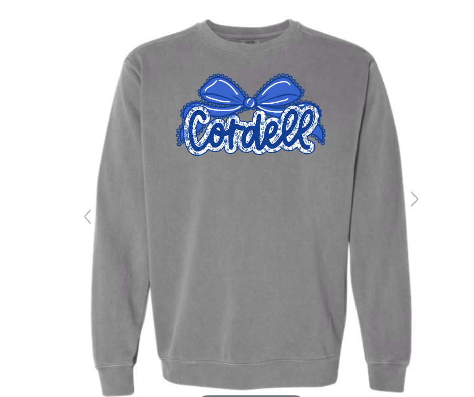 ADULT & YOUTH SIZES - Cordell Lace Bow - Apparel - Comfort Colors