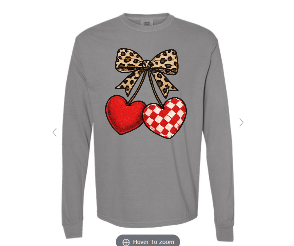 ADULT & YOUTH SIZES - Coquette Cherry - Apparel
