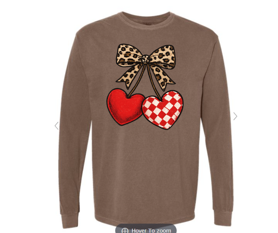 ADULT & YOUTH SIZES - Coquette Cherry - Apparel