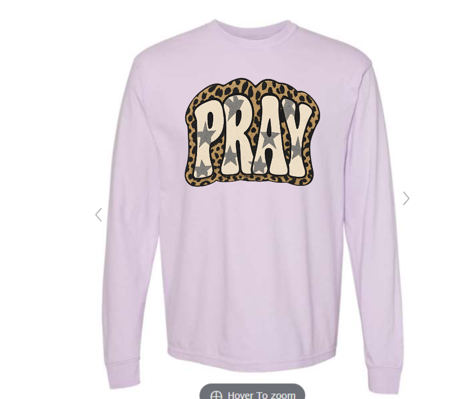 ADULT SIZES - PRAY - Apparel