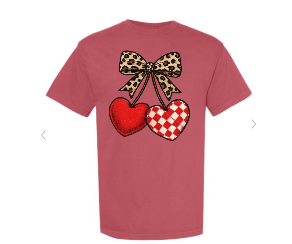 ADULT & YOUTH SIZES - Coquette Cherry - Apparel