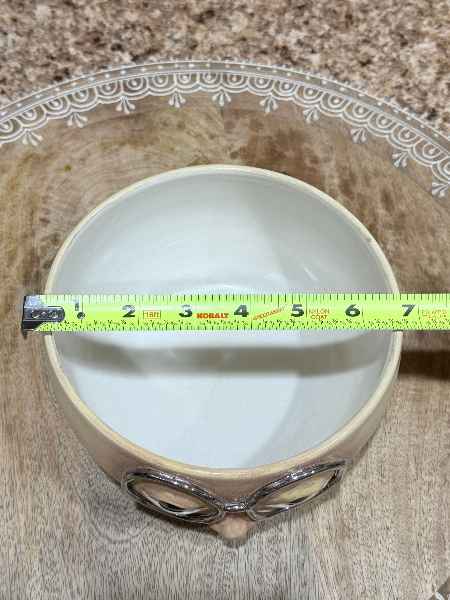 Silly old man with glasses