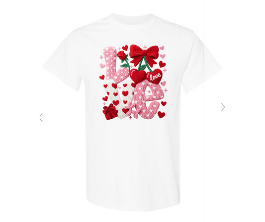ADULT & YOUTH SIZES - Crochet LOVE - Apparel