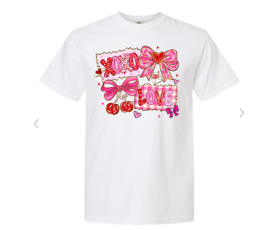 ADULT & YOUTH SIZES - XOXO Love - Apparel