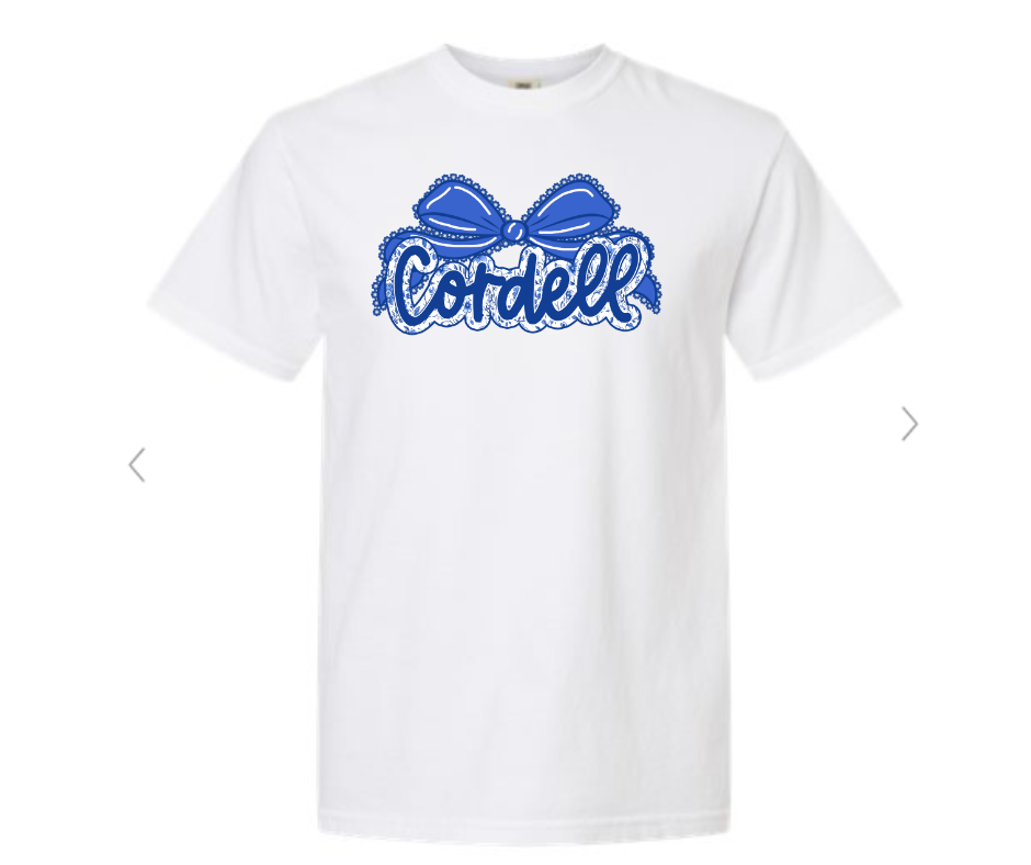 ADULT & YOUTH SIZES - Cordell Lace Bow - Apparel - Comfort Colors