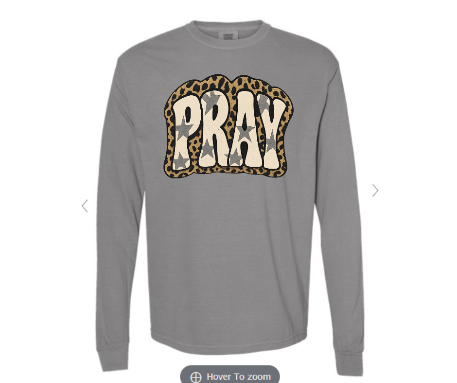 ADULT SIZES - PRAY - Apparel