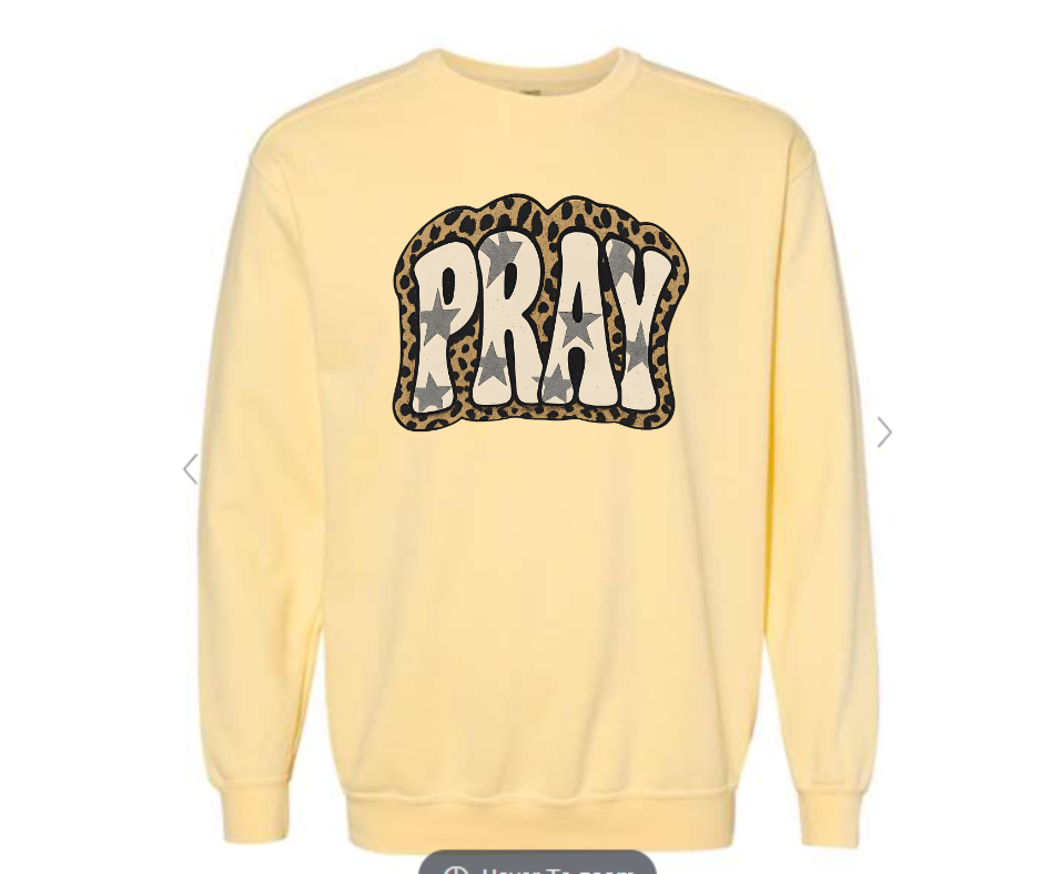 ADULT SIZES - PRAY - Apparel