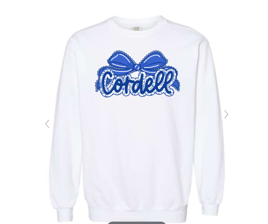ADULT & YOUTH SIZES - Cordell Lace Bow - Apparel - Comfort Colors