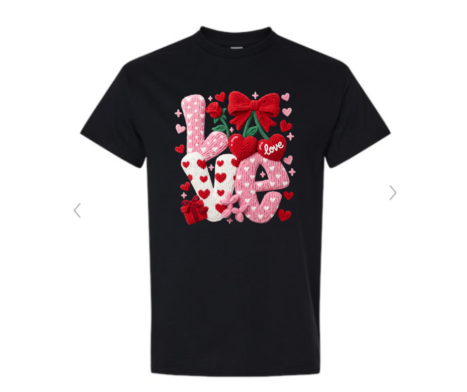ADULT & YOUTH SIZES - Crochet LOVE - Apparel