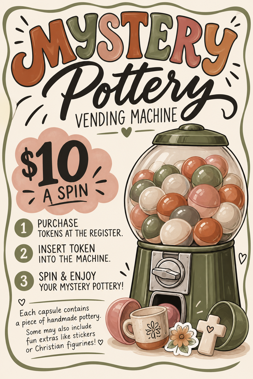 Mystery Pottery Machine Spin