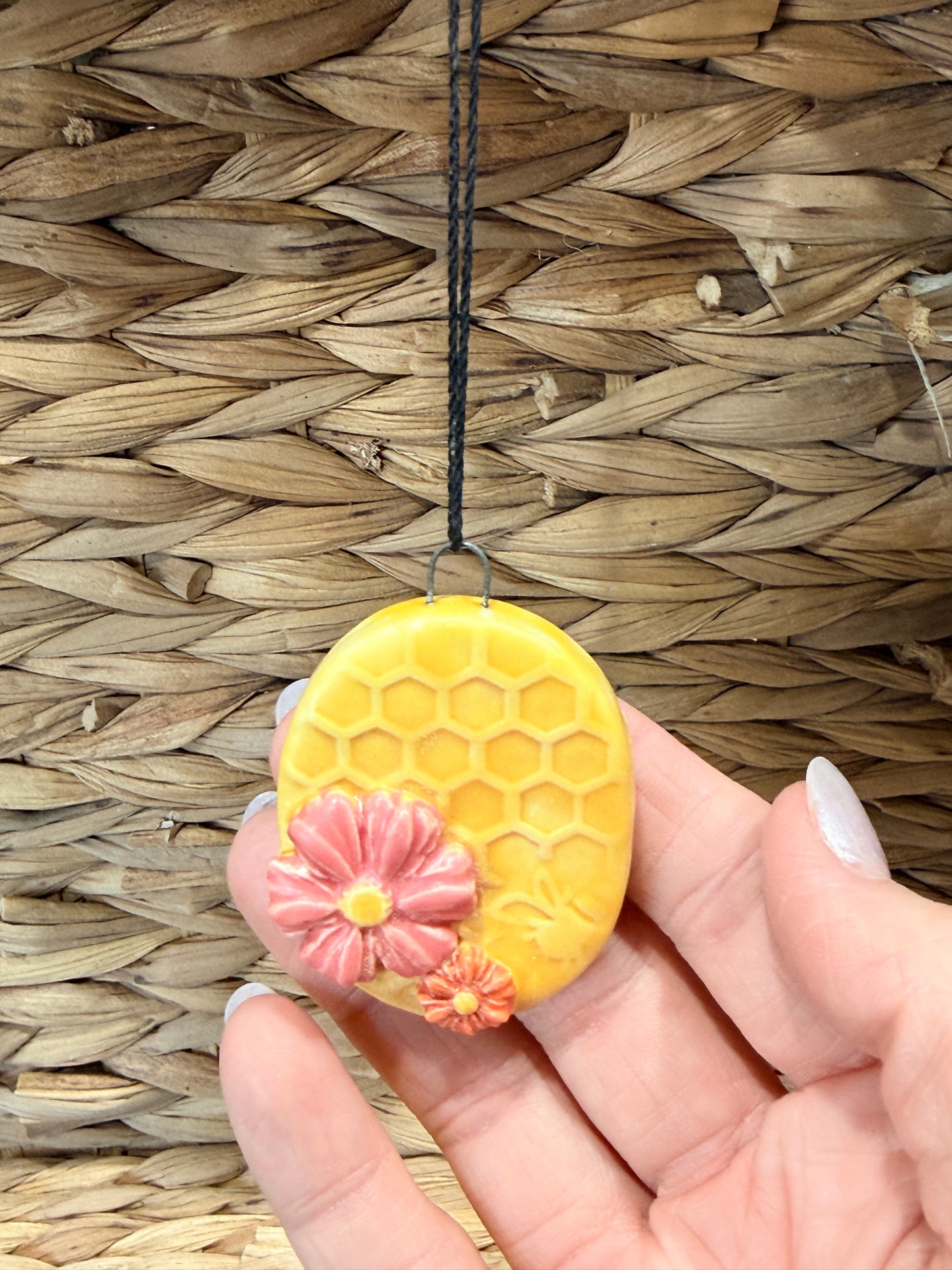 Honeycomb Flower ornament