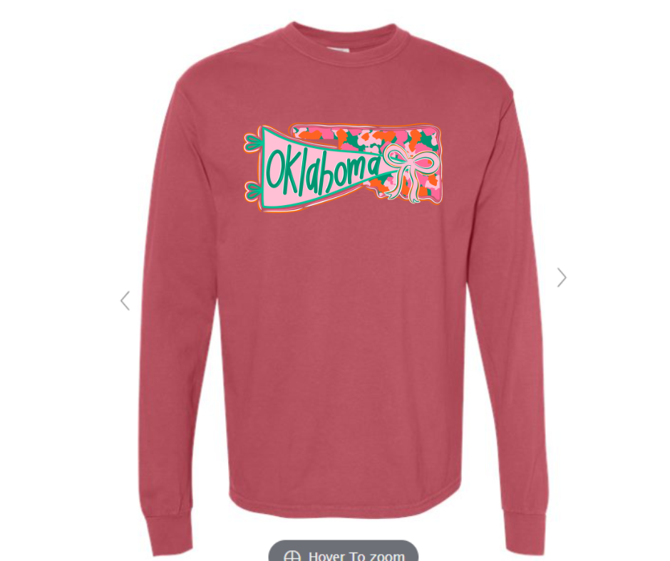 ADULT SIZES - Oklahoma Girly- Apparel