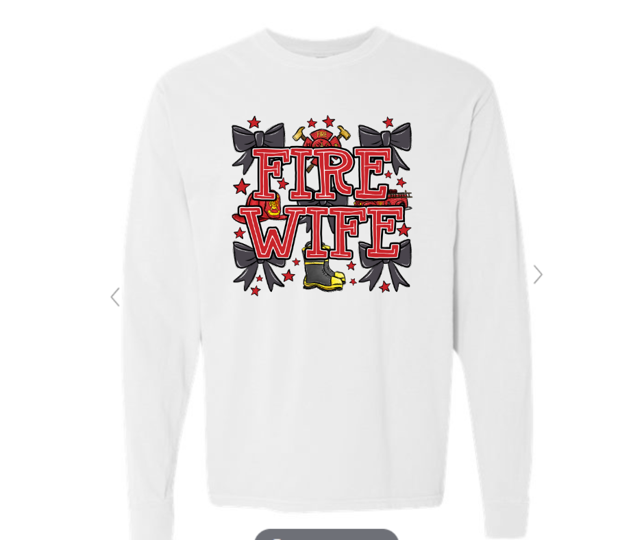 ADULT SIZES - Fire Wife Bows- Apparel