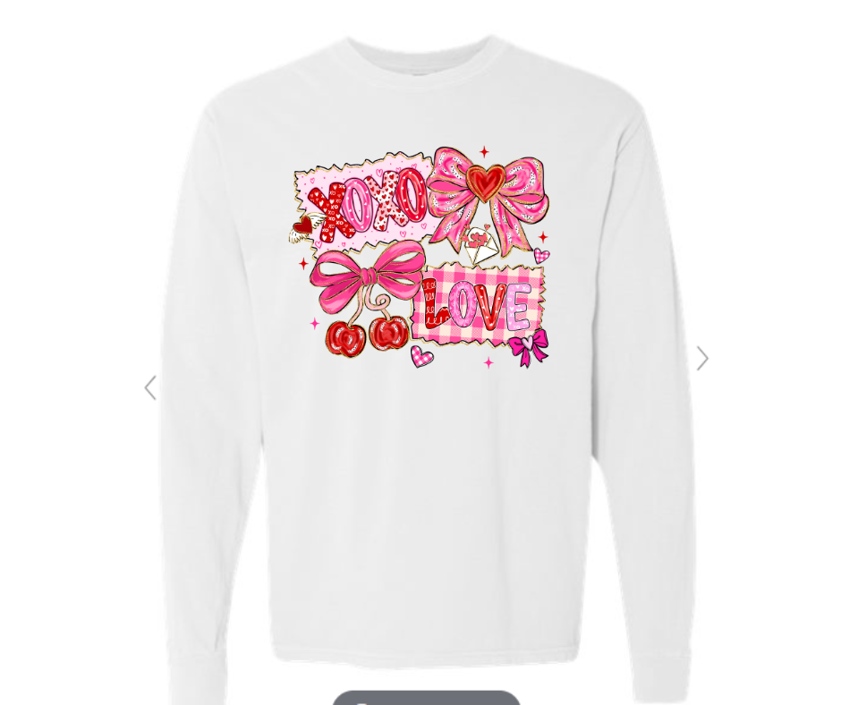 ADULT & YOUTH SIZES - XOXO Love - Apparel