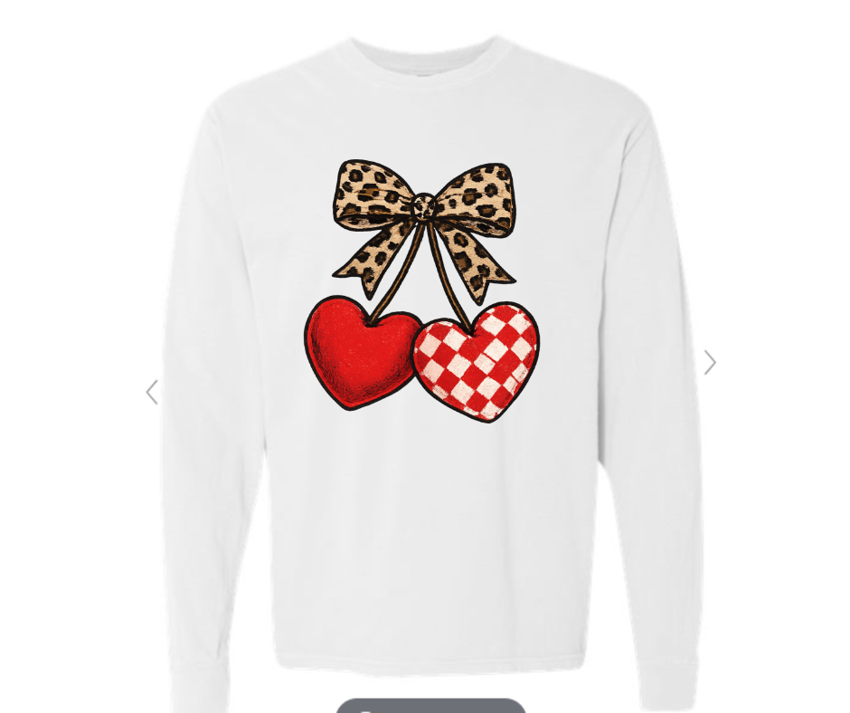 ADULT & YOUTH SIZES - Coquette Cherry - Apparel