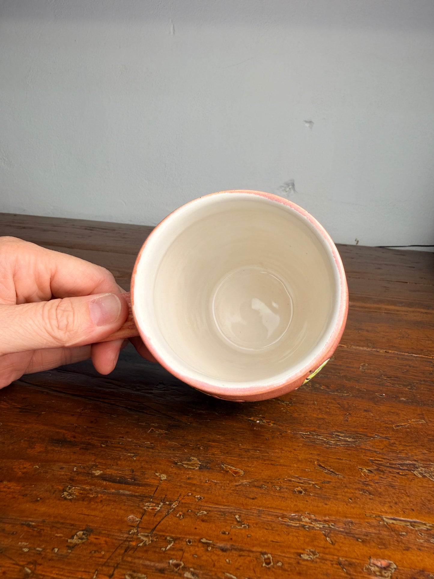 Hand carved - cactus mug