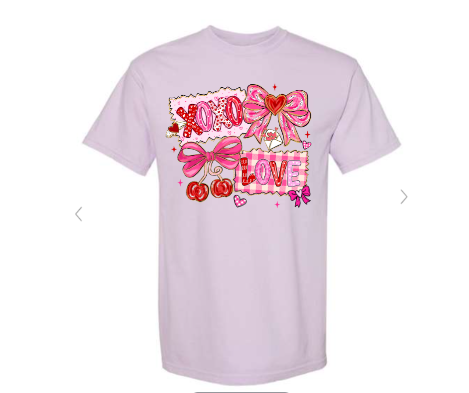 ADULT & YOUTH SIZES - XOXO Love - Apparel