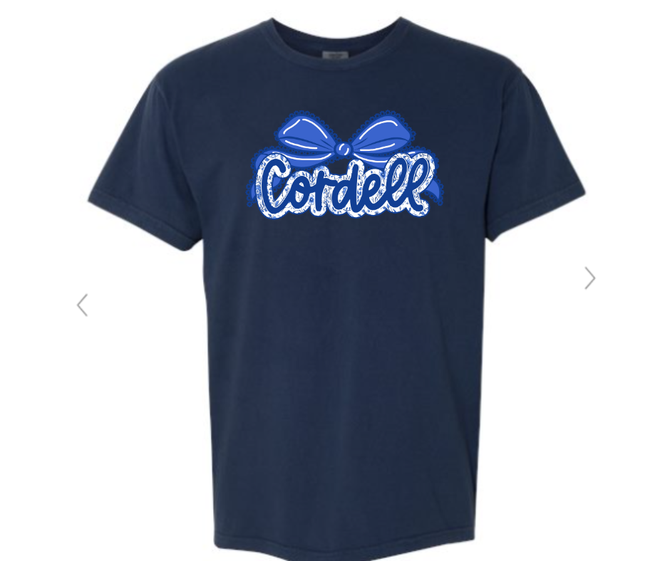 ADULT & YOUTH SIZES - Cordell Lace Bow - Apparel - Comfort Colors