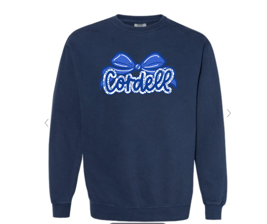 ADULT & YOUTH SIZES - Cordell Lace Bow - Apparel - Comfort Colors