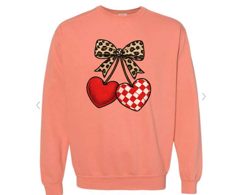 ADULT & YOUTH SIZES - Coquette Cherry - Apparel