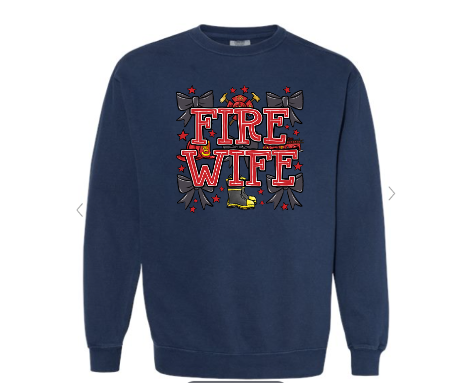 ADULT SIZES - Fire Wife Bows- Apparel