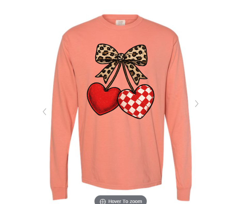 ADULT & YOUTH SIZES - Coquette Cherry - Apparel