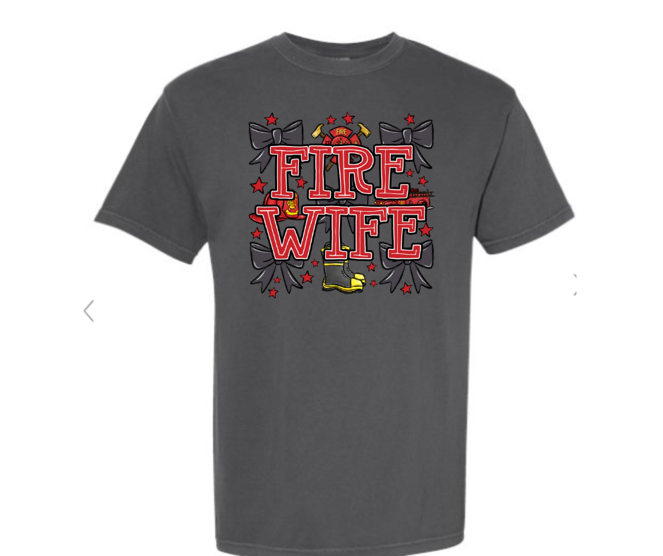 ADULT SIZES - Fire Wife Bows- Apparel