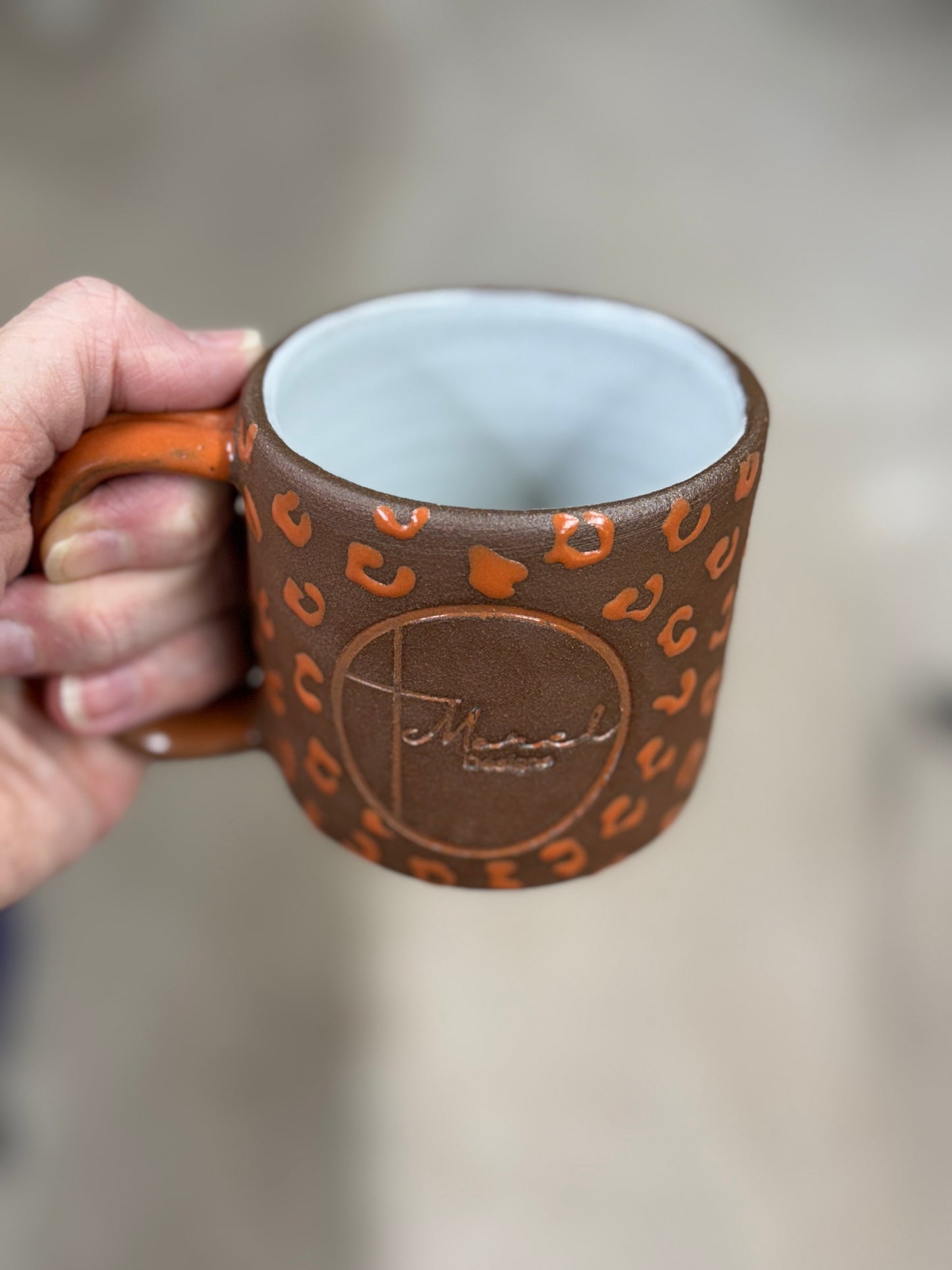 “Morel Designs” logo Mug